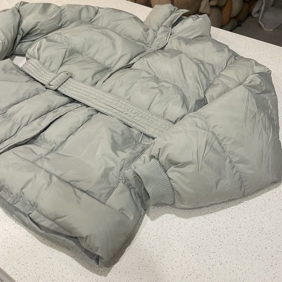 ASOS Silver Puffer Jacket - Picture 6 of 7